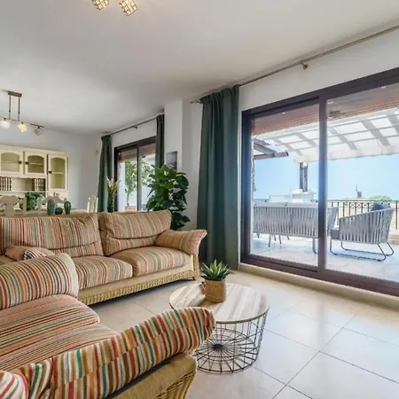 公寓 Beautiful Penthouse With Seaview In Pueblo Monteros 马尔韦利亚