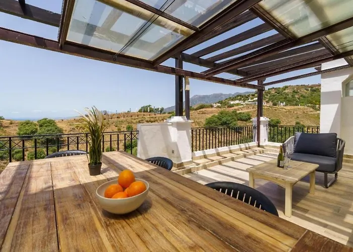 شقة Beautiful Penthouse With Seaview In Pueblo Monteros *